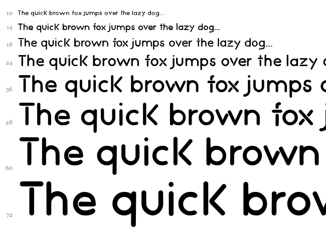 Night Club Seventy font waterfall